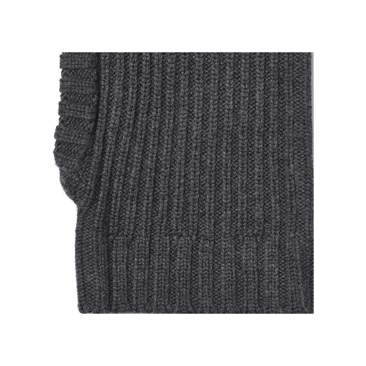 Passamontagna in maglia Woolao - Grigio antracite mélange