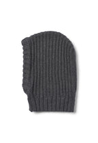 Passamontagna in maglia Woolao - Grigio antracite mélange