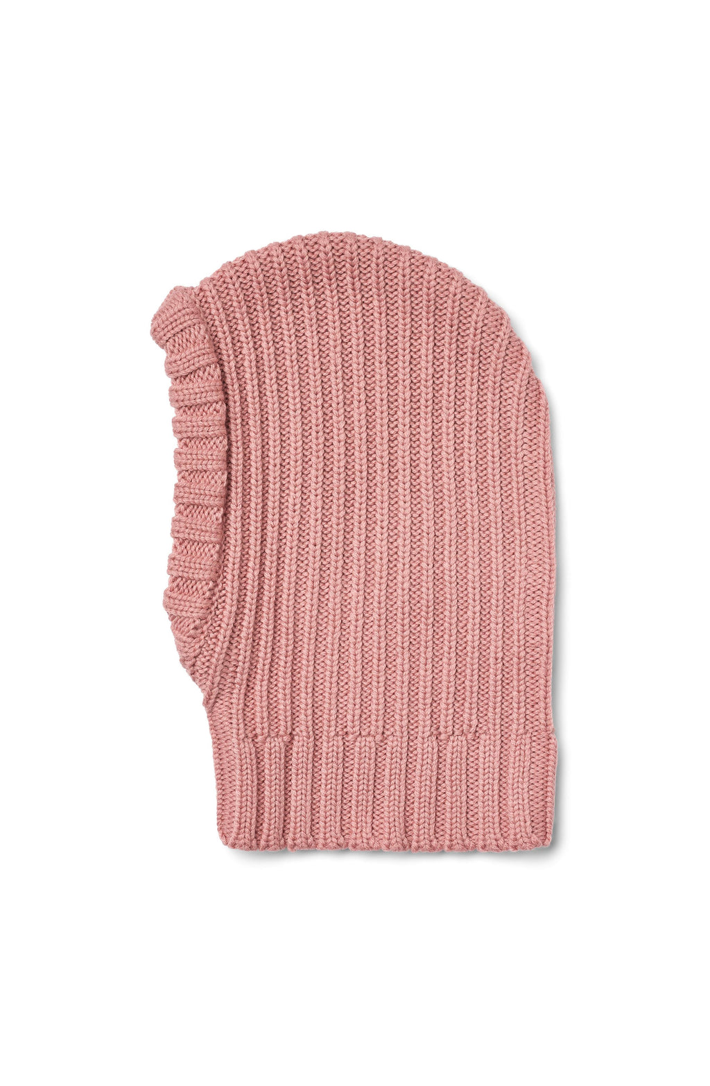 Passamontagna in maglia Woolao - Crema ai frutti di bosco