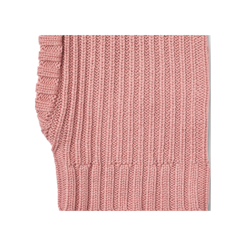 Passamontagna in maglia Woolao - Crema ai frutti di bosco