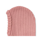 Passamontagna in maglia Woolao - Crema ai frutti di bosco