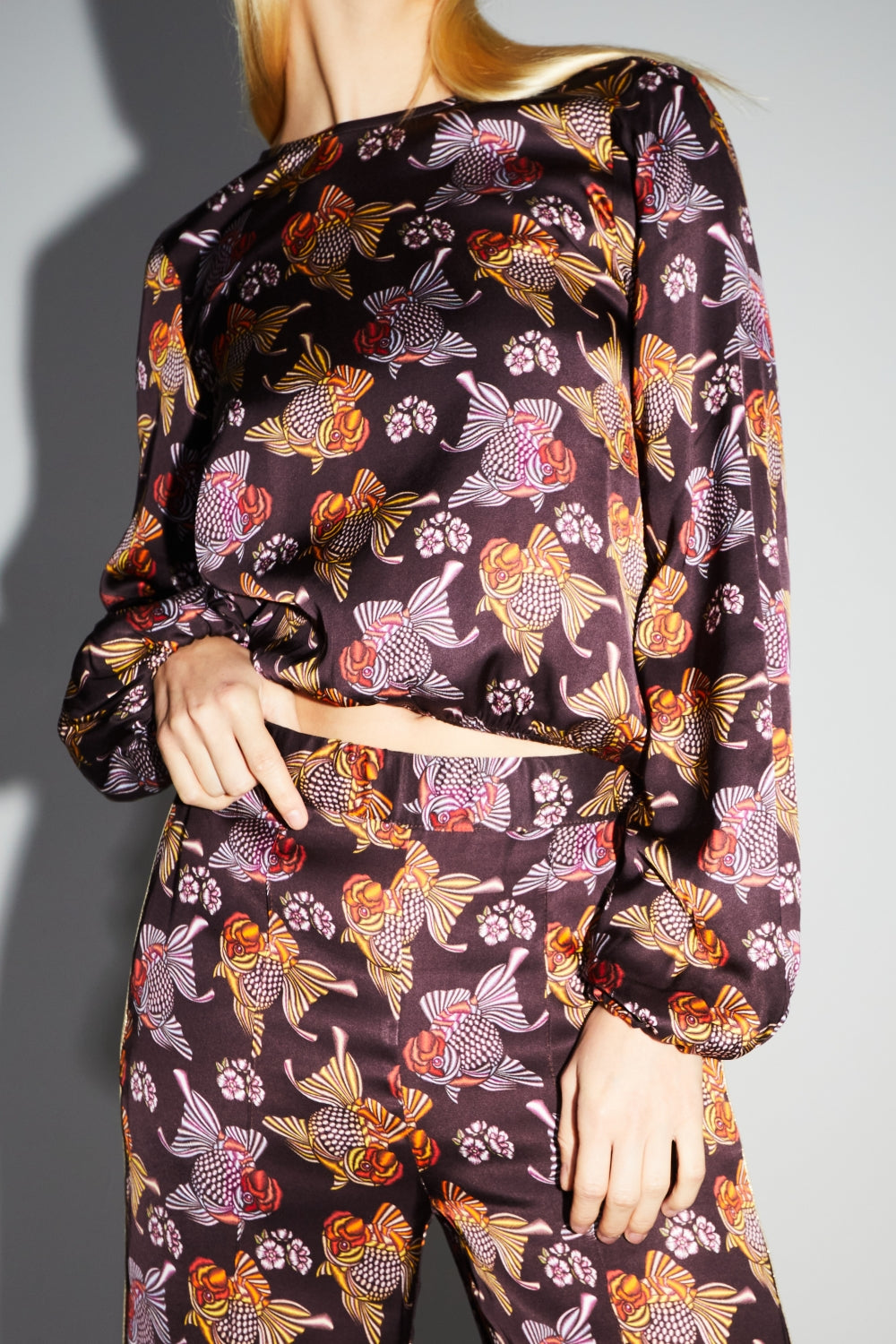 Blusa cruzada reversible The Daisy Big Fish