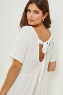 Robe - Blanc - Femme