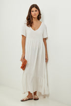Robe - Blanc - Femme