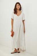Robe - Blanc - Femme