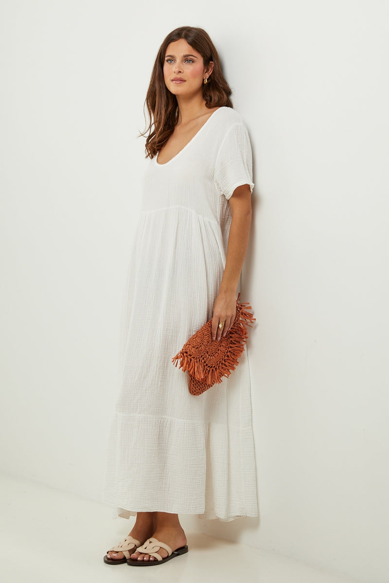 Robe - Blanc - Femme