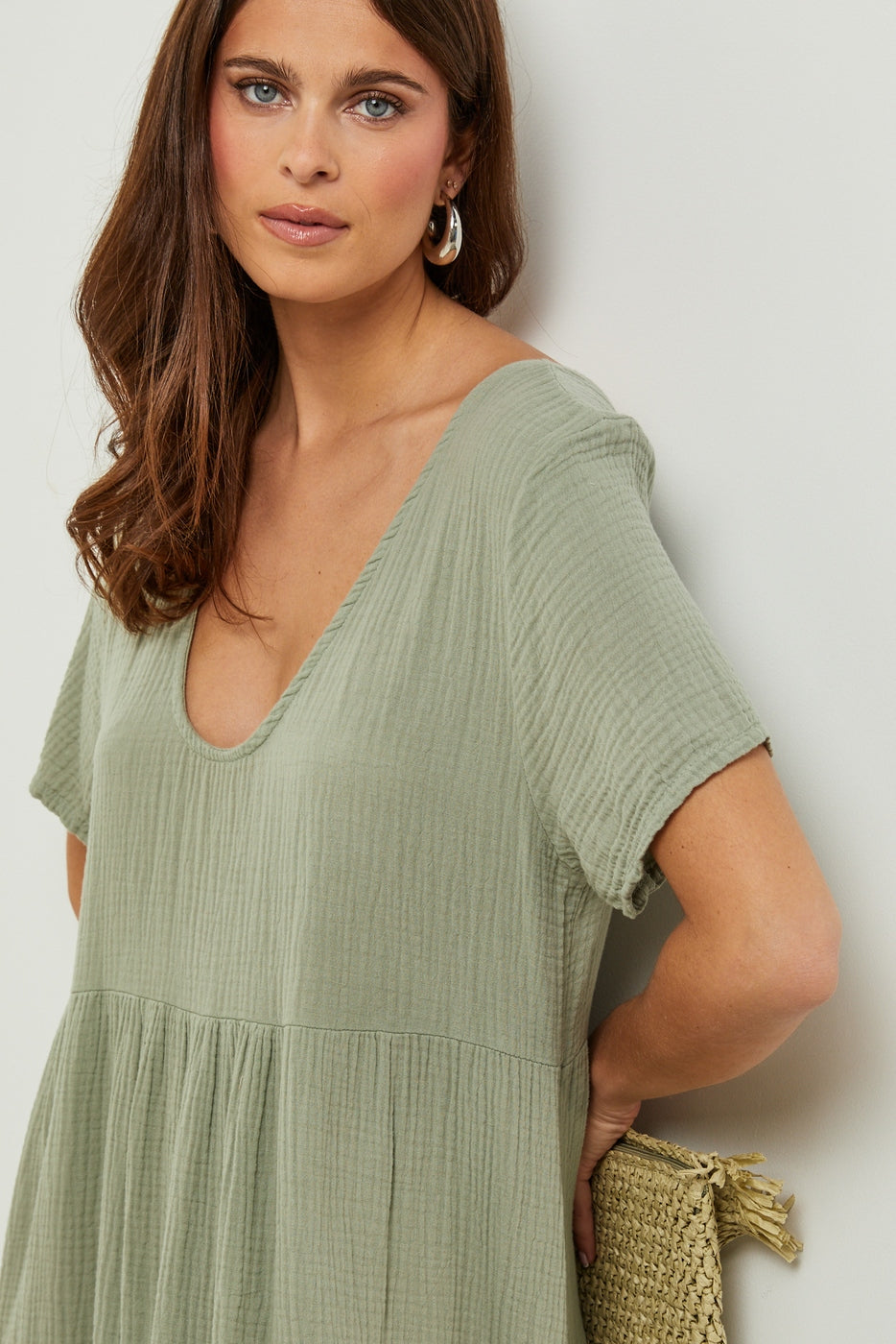 Vestido - Caqui - Mujer