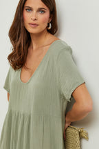 Vestido - Caqui - Mujer