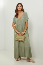 Vestido - Caqui - Mujer