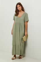 Vestido - Caqui - Mujer