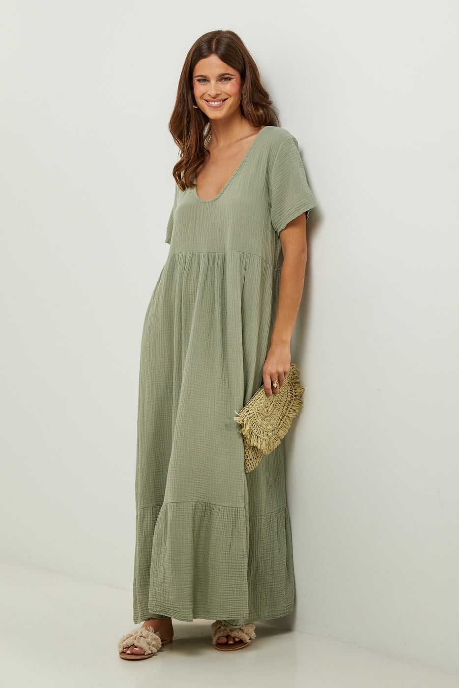Vestido - Caqui - Mujer