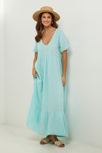 Vestido - Verde Agua - Mujer