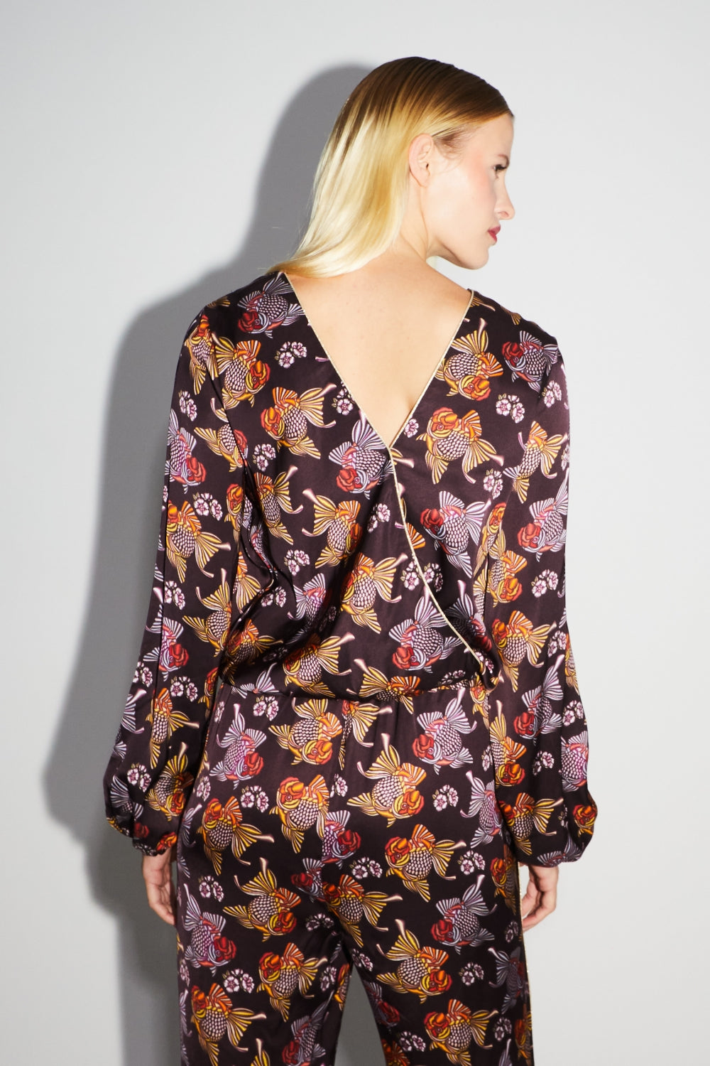 Blusa cruzada reversible The Daisy Big Fish
