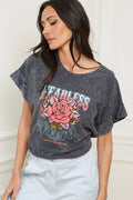 Roses T-Shirt - Gray