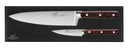 Coffret Cuisine - 2 Pièces Egide Wengé - Couteau D'Office 9Cm/Couteau De Cuisine 20Cm