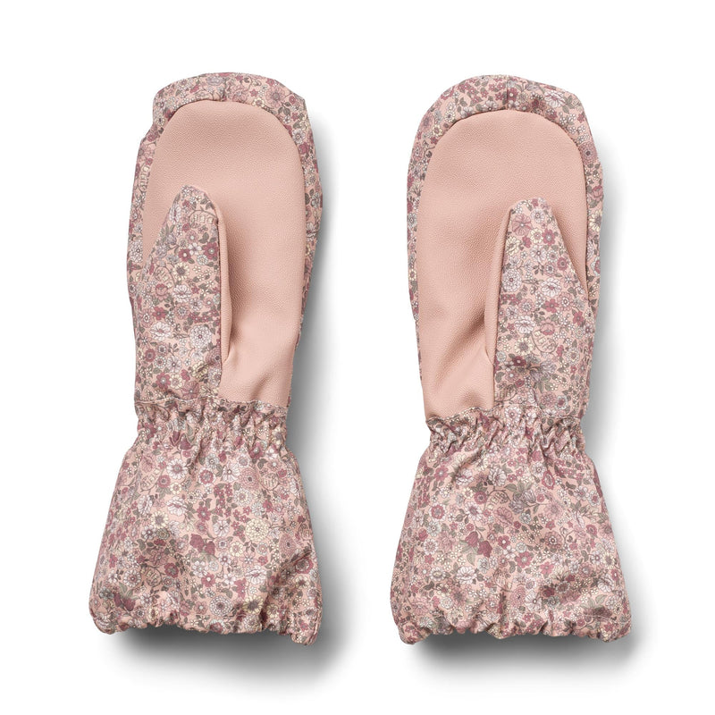 Monta Mittens - Rose Dust Flowers - Child