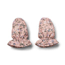Muffu Baby Puffer Mittens - Rose Powder Flowers - Baby