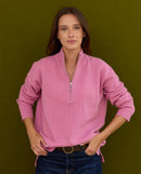 Pull Gill 100% Lambswool - Rose - Femme