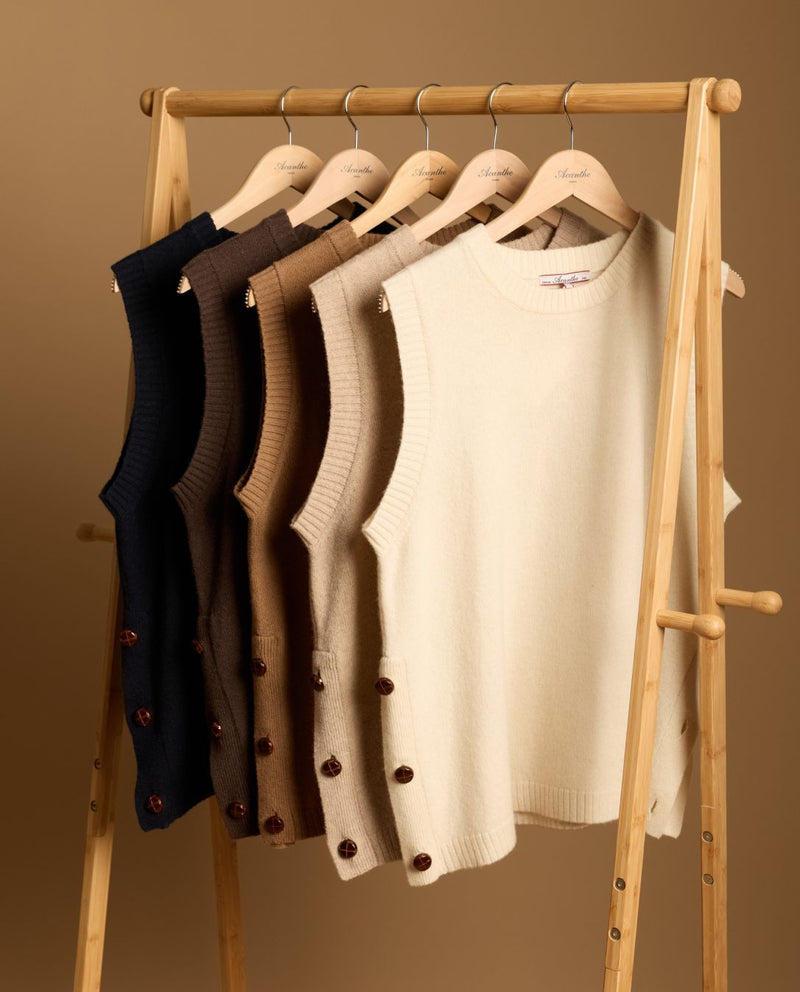 Pull Camille 100% Lambswool - Marine - Femme