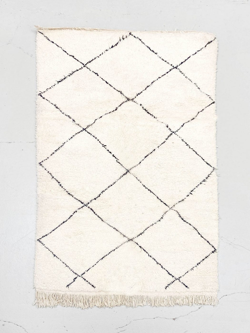 Alfombra bereber marroquí Beni Ouarain 2,48 × 1,40 m