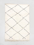 Alfombra bereber marroquí Beni Ouarain 2,48 × 1,40 m