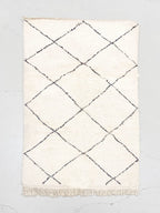 Alfombra bereber marroquí Beni Ouarain 2,48 × 1,40 m