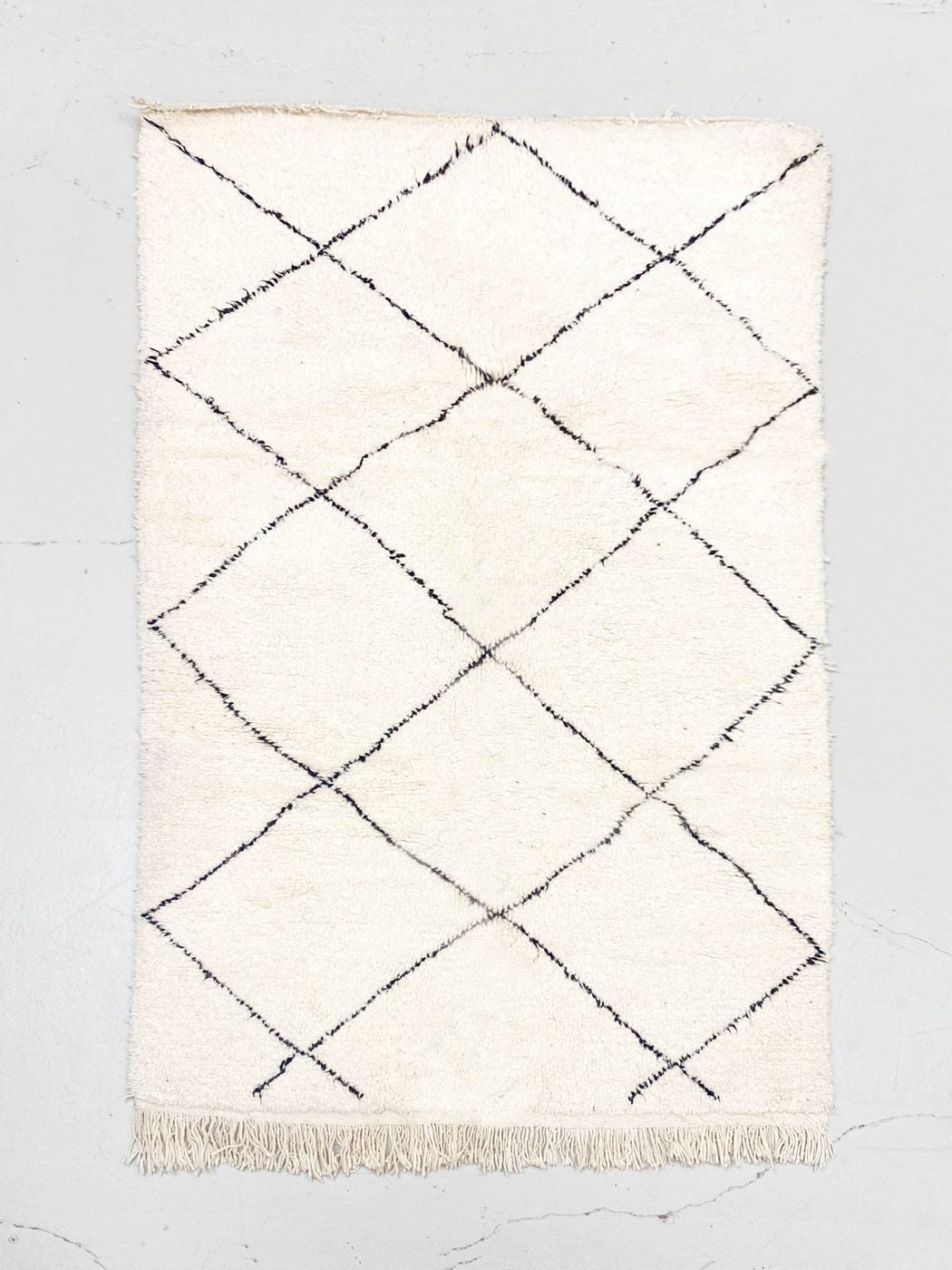 Alfombra bereber marroquí Beni Ouarain 2,48 × 1,40 m