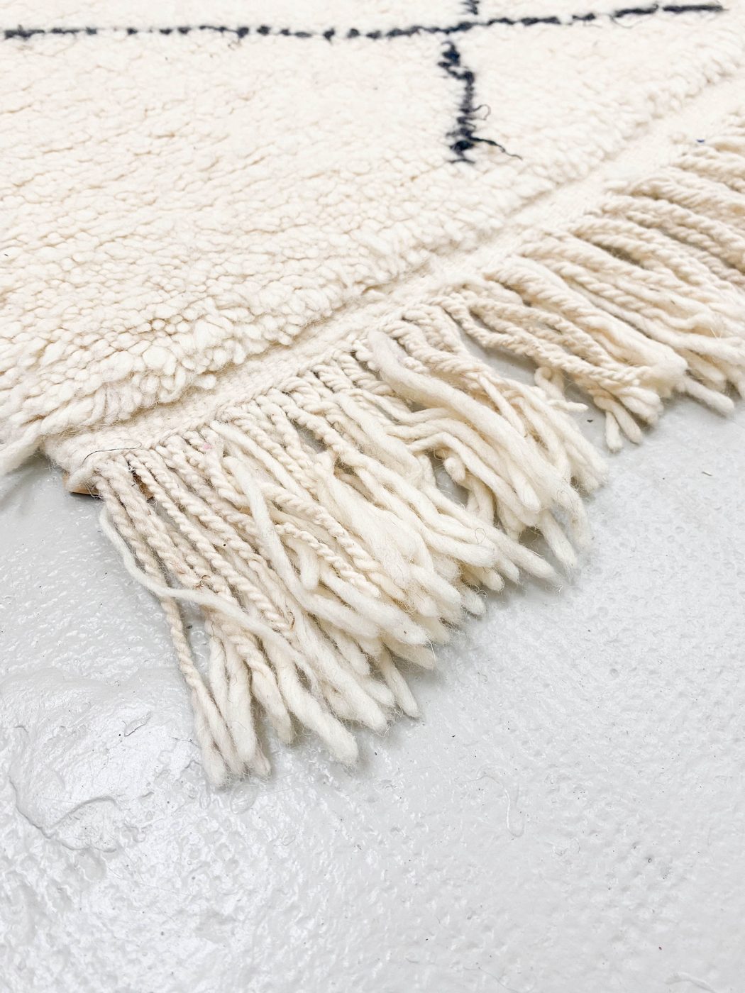 Alfombra bereber marroquí Beni Ouarain 2,48 × 1,40 m