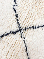 Alfombra bereber marroquí Beni Ouarain 2,48 × 1,40 m
