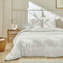 Parure Housse De Couette 2 Pers En Gaze De Coton - Coton Ivoire