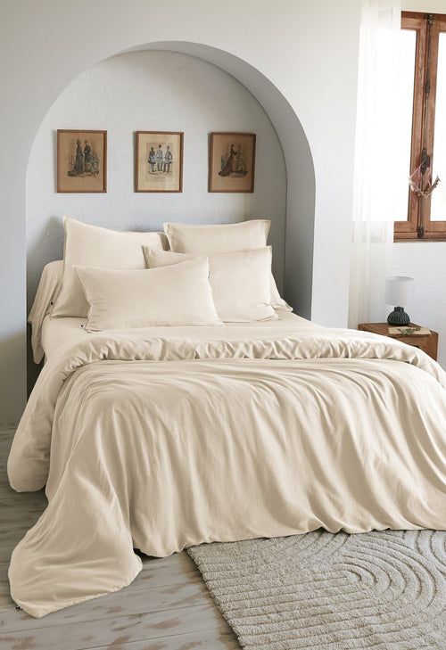 Housse De Couette - Lyocell Uni - Lysandre - Pampa