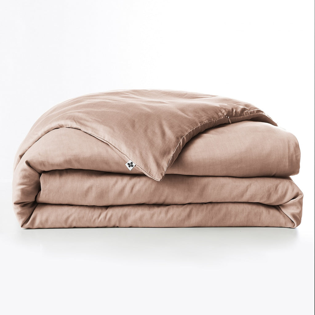 Lysandre - Housse De Couette - Lyocell Uni - Blush