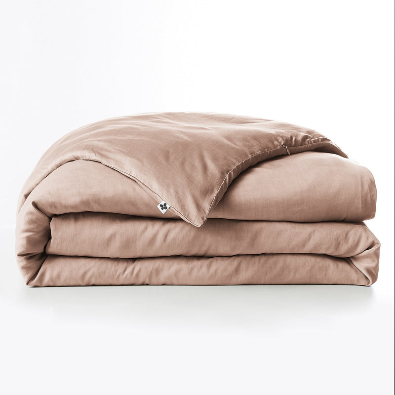 Housse De Couette - Lyocell Uni - Lysandre - Blush