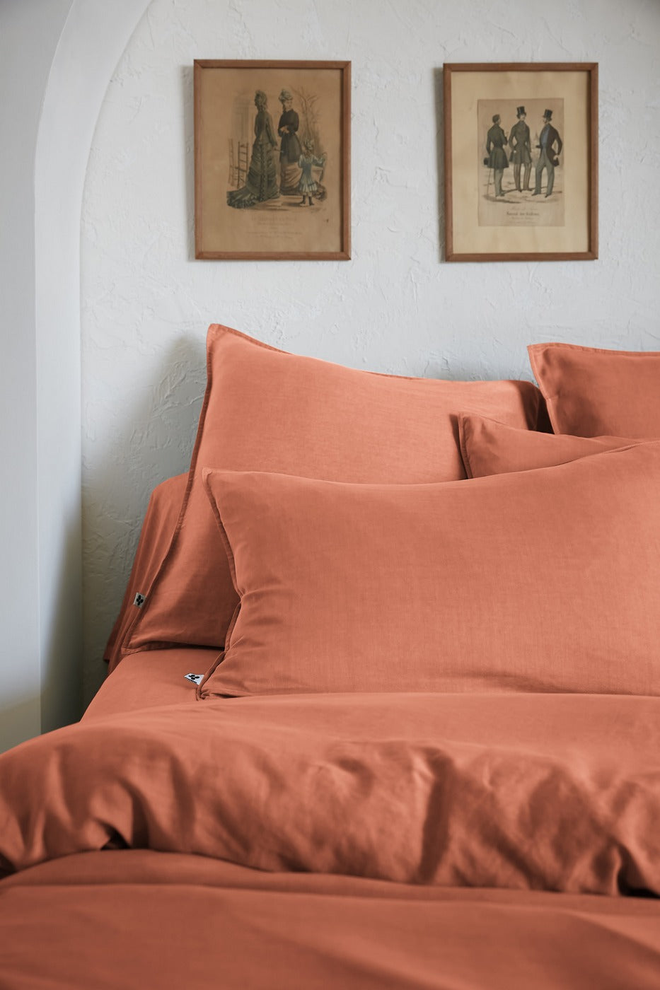 Lysandre - Housse De Couette - Lyocell Uni - Terracotta