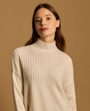 Pull Celeste 100% Cachemire - Ecru - Femme