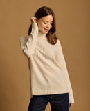 Pull Celeste 100% Cachemire - Ecru - Femme