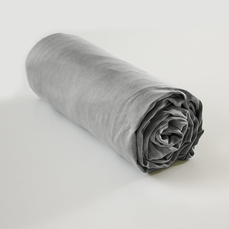 Drap Housse - Lyocell Uni - Lysandre - Granit