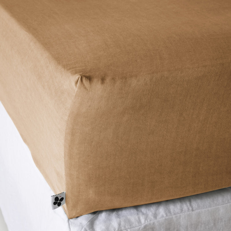 Drap Housse - Lyocell Uni - Lysandre - Camel
