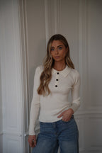 Pull Fin Marissa - Blanc