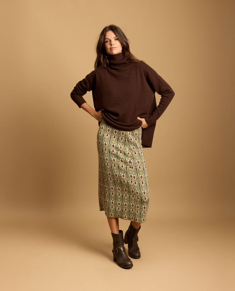 Pull Iris 100% Cachemire - Chocolat - Femme