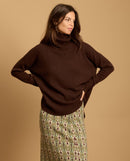 Pull Iris 100% Cachemire - Chocolat - Femme