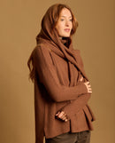 Pull Iris 100% Cachemire - Café - Femme