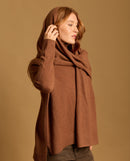 Pull Iris 100% Cachemire - Café - Femme