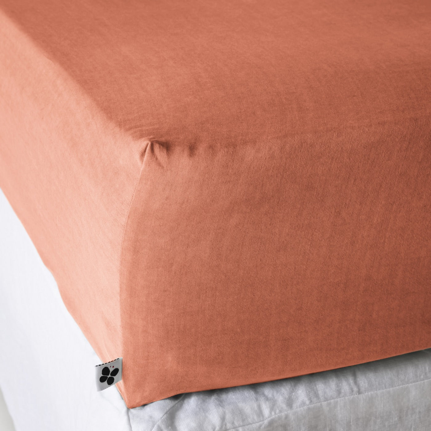 Lysandre - Drap Housse - Lyocell Uni - Terracotta