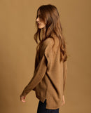 Claudia 100% Cashmere Sweater - Camel - Women
