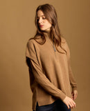 Claudia 100% Cashmere Sweater - Camel - Women
