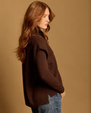 Pull Claudia 100% Cachemire - Chocolat - Femme