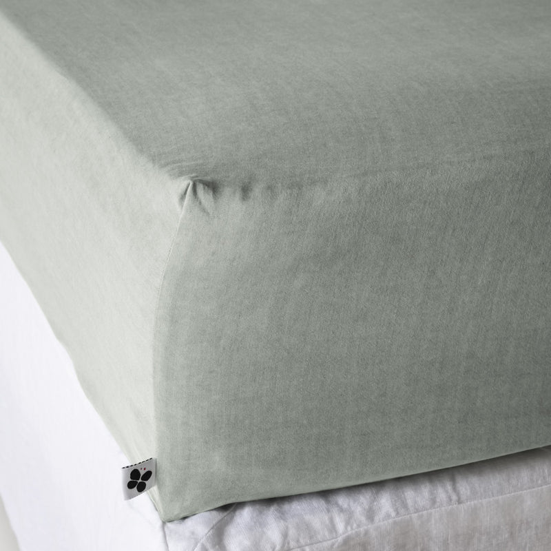 Drap Housse - Lyocell Uni - Lysandre - Lichen