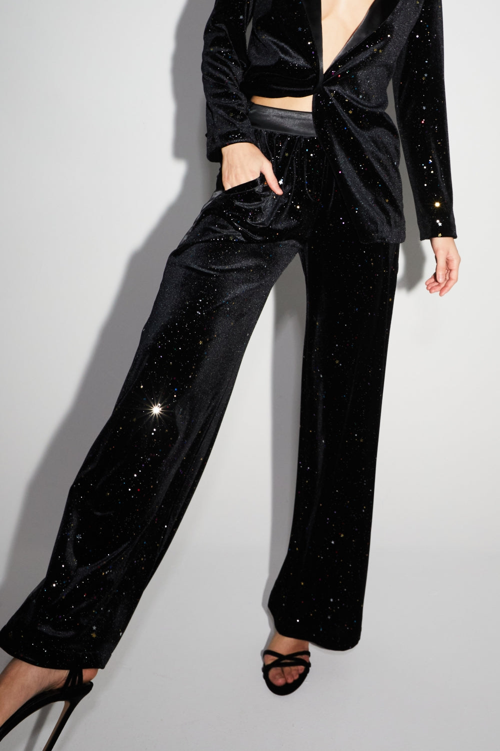 The Cosmic Velvet Debbie Pants