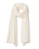 Echarpe Cachemire Alba - Ecru - Mixte